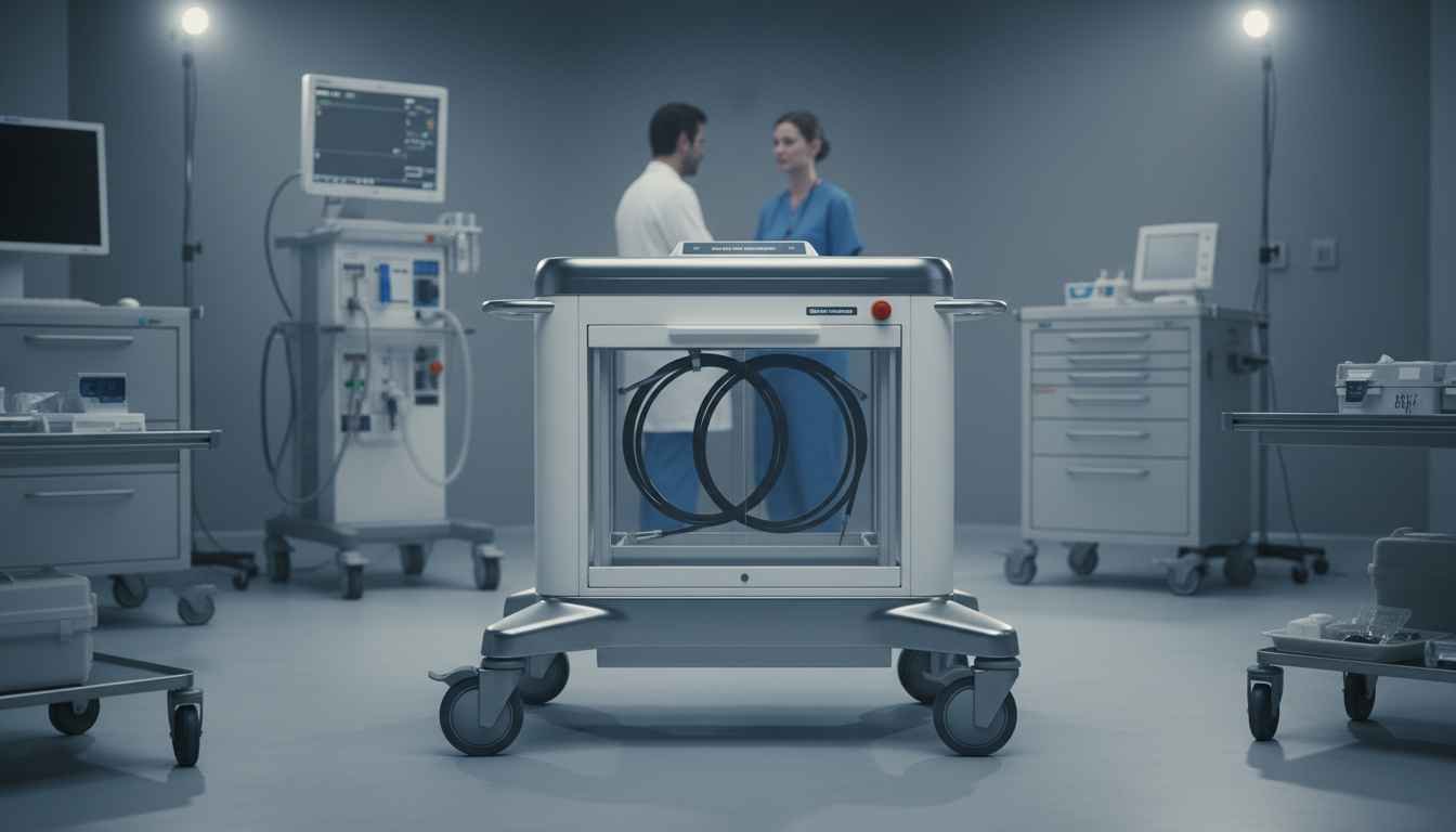 endoscope transport cart