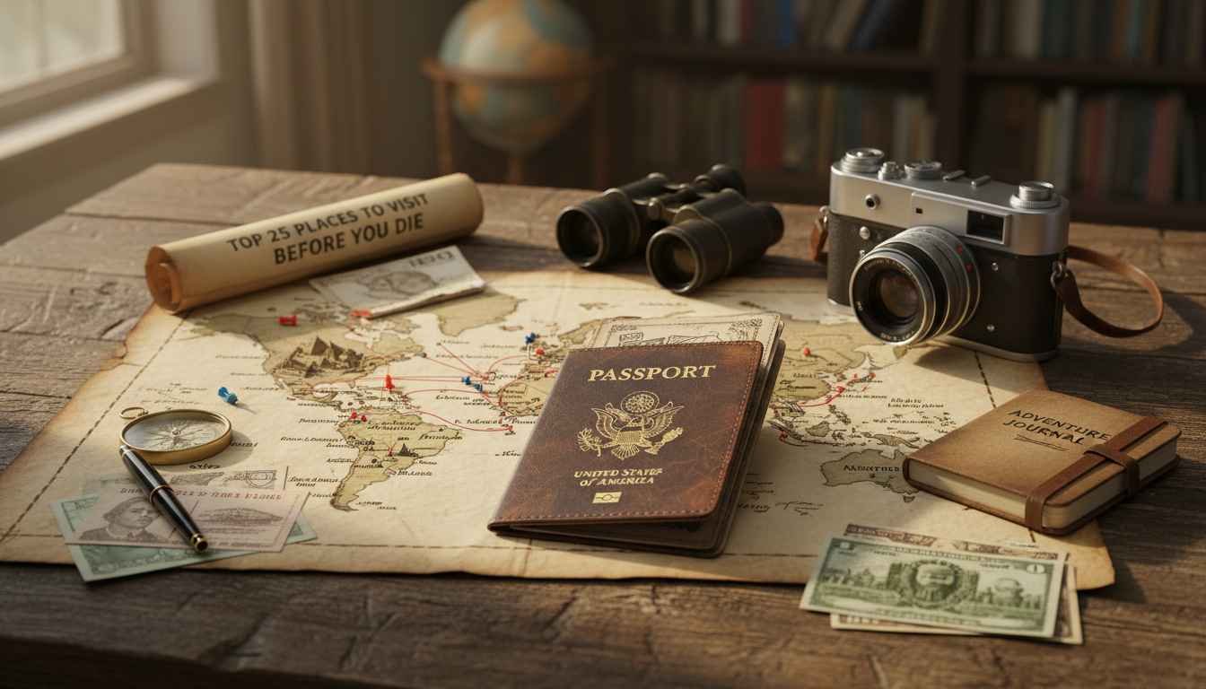 top 25 places to visit before you die